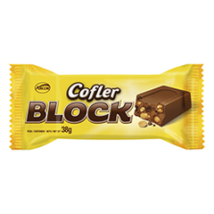 TABLETA CHOCOLATE C MANI COFLER BLOCK X 38 GRS