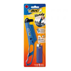 ENCENDEDOR BIC HANDY+SOPORTE 2art.