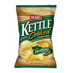 PAPAS FRITAS JALAPENO KETTLE COOKED HERRS X 142 GR