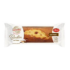 BUDIN LA CUMBRE LIMON  CON CASCARA PAQ 200 GRM