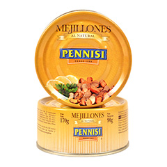Mejillones al Natural 180 Grs Pennisi