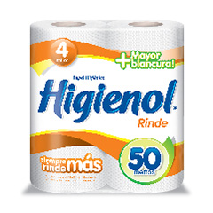 PAPEL HIG.HIGIENOL RINDE 4x50mts