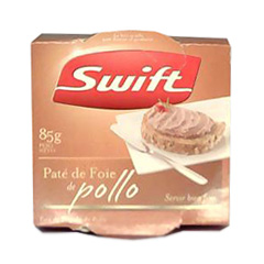PATE SWIFT DE POLLO 85 GR.