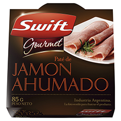 PATE SWIFT JAMON AHUMADO 85 GR.
