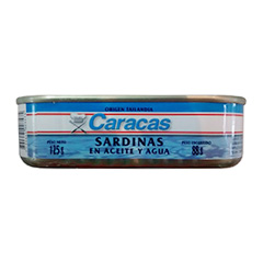 Sardinas Caracas En Aceite x 125 Gr