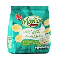 SNACK D/ARROZ CREMA CIBOUL. DON MARCOS PAQ 80 GRM