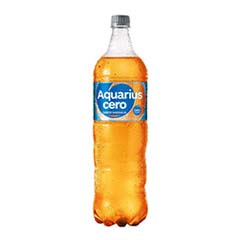 AGUA SABORIZADA CERO S G NARANJA AQUARIUS X 1.5 LT