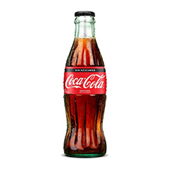GASEOSA COLA ZERO COCA COLA BOT VIDRIO X 237 CC