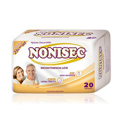 APOSITOS NONISEC P/INCONT.MOD./LEVE 20un