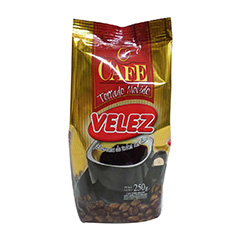 CAFE VELEZ TORRADO MOLIDO 250 GR.