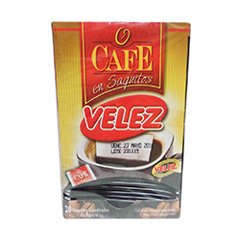 CAFE EN SAQUITOS ENSOBRADOS VELEZ X 20 UNI