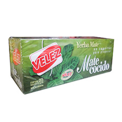 MATE COCIDO EN SAQUITOS VELEZ ESTUCHE X 25 UNI