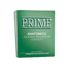 PRIME PRESERVATIVO ANATOMICO CAJA X 3 UNID.