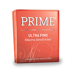 PRIME PRESERVATIVO ULTRA FINO 3 UNIDADES