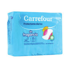 PROTECTOR DIARIO SIN PERFUME CARREFOUR X 20 U