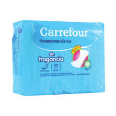 PROTECTORES DIARIOS SIN PERFUME CARREFOUR X 40 UNI