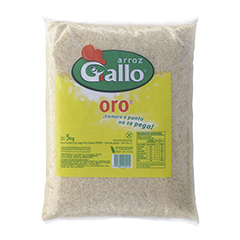 ARROZ GALLO ORO 5 KG.
