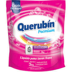 Jabón líquido para ropa Querubín doy pack 3 lts