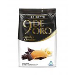 GALLETA VAINILLA C RELL CHOCOLATE 9 ORO X 160 GRS