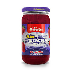MERMELADA SIN AZUCAR ORIETA FRUTILLA FRA 340 GRM