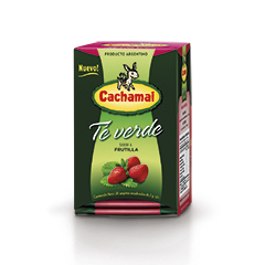 TE VERDE SABOR FRUTILLA CACHAMAI X 20 UNI
