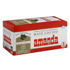 MATE COCIDO AMANDA X 25 UNI