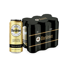 cerveza WARSTEINER 473cc six pack PCK-6-un.