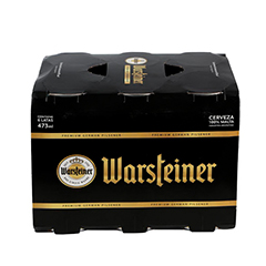 cerveza WARSTEINER 473cc six pack PCK-6-un.
