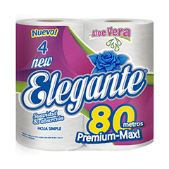 PAPEL HIGIENICO H S EXTRA BLANCO ELEGANTE 24 X50M