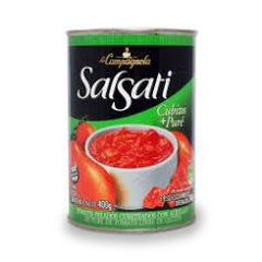 Tomate Cubeteado + Pure Salsati L.Cx400G