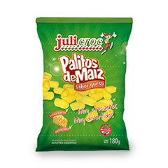 Palitos JULICROC Extra Queso sin TACC x1 PAQ-180-gr.