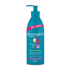PROTECTOR SOLAR DERMAGLOS 380ml.F/50