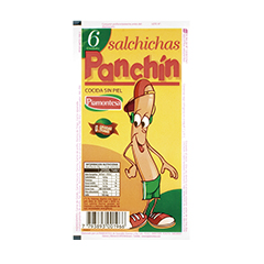 Salchichas PANCHIN de viena x 6 unid. PAQ-6-un.