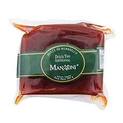 Dulce de membrillo manzoni artesanal PAQ-500-gr.