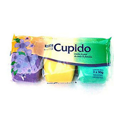 Jabon Tricolor Cupido 3 U X 90 Gr