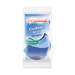 ESPONJA CUIDADO AZUL VIRULANA X 1 UNI