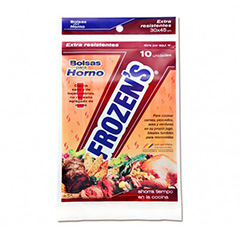 BOLSAS PARA HORNO, FROZENS, 10 cu