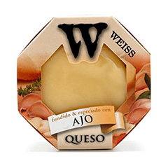 QUESO ESPECIADO C/AJO, FAMILIA WEISS, 100 gr