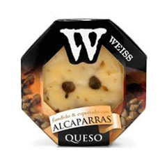 QUESO ESPECIADO C/ALCAPARRA, FAMILIA WEISS, 100 gr