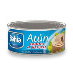 ATUN BAHIA LOMITOS AL NAT. 170 GR.