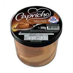 HELADO DULDE DE LECHE CAPRICHO, ICE CREAM, 350 gr