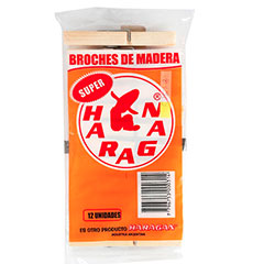 BROCHE MADERA X 12U ß, HARAGAN, 12 cu