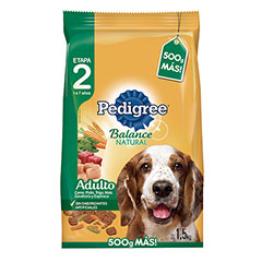 PEDIGREE BALANCE NATURAL ADULTO 1.5 KG.