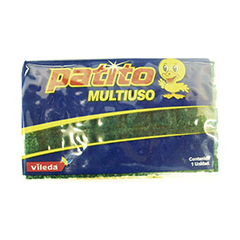esponja PATITO cuadritos multiuso PAQ-1-un.