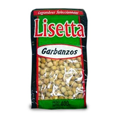 GARBANZOS SECOS, LISETTA, 400 gr