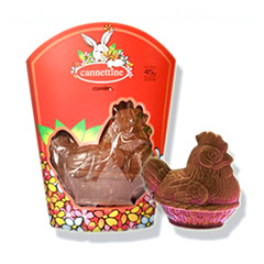 Gallina Chocolate c/Leche CANNETTINE 45G BSA-45-gr.