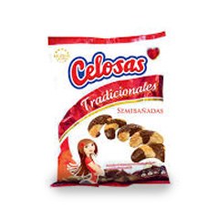 Galletitas bañadas Celosas en bolsa 350 g.