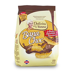 Galletitas Delicias De la Nona banani con chocolate 350 g.