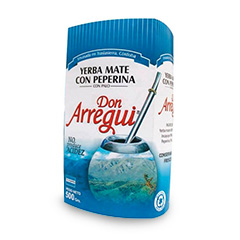 YERBA MATE CON PEPERINA ARREGUI X 500 GRS