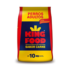 ALIMENTO SECO PERRO ADULTO CARNE, KINGFOOD, 10 kgr
